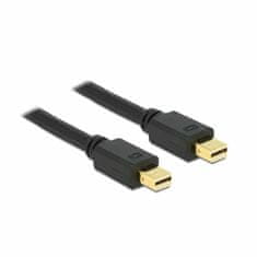 Delock kabel DisplayPort mini - DisplayPort mini 2m 4K črn 83475