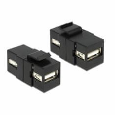 Delock adapter USB-A Ž-USB-A Ž Keystone 86367