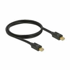Delock kabel DisplayPortmini-DisplayPort mini 1m 4K črn 83473