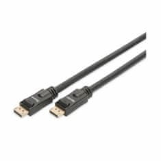 Digitus kabel DisplayPort z ojačevalcem 15m 4K 60Hz črn AK-340105-150-S