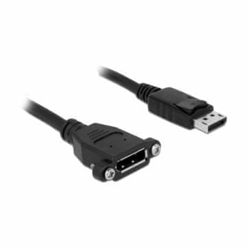 Delock podaljšek DisplayPort 1m 4K 60Hz črn vgradni 85114