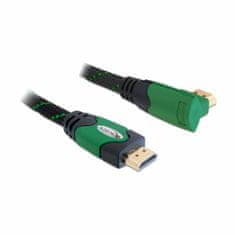 Delock kabel HDMI kotni 4K zelen 2m 82952