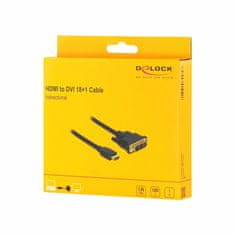 Delock kabel HDMI-DVI-D 18+1 1m 85582