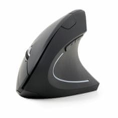 Gembird miška vertikalna brezžična USB črna MUSW-ERGO-01