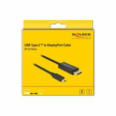 Delock kabel USB TipC - DisplayPort 2m 4K 60Hz 85256