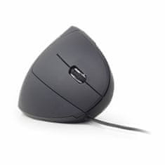 Gembird miška vertikalna USB črna MUS-ERGO-01