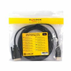 Delock kabel DisplayPort-DVI 3m 4K 30Hz pasivni 85314