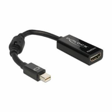 Delock adapter DisplayPort mini-HDMI s feritom 12cm 65099