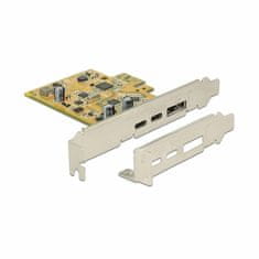 Delock kartica PCIe 1x USB Tip C + 1xUSB TipC (DP) + 1xDisplyPort 89582
