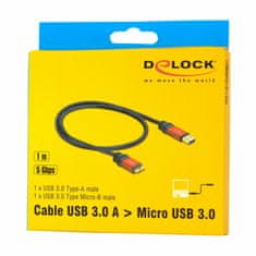 Delock kabel USB 3.0 A-B mikro 1m 82760