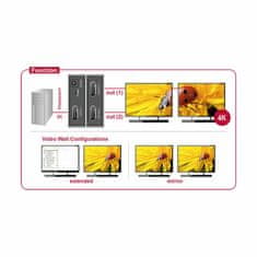 Delock množilnik DisplayPort 2x1 4K MST 87691