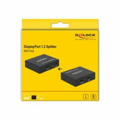 Delock množilnik DisplayPort 2x1 4K MST 87691
