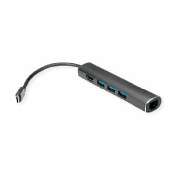 Value hub USB 3.2 TipC-3xA+HDMI + LAN 12.99.1043-5