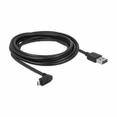 Delock kabel USB A-B mikro kotni EASY 3m obojestranski 83857