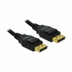 Delock kabel DisplayPort 1m 4K 60Hz 20-pin povezan črn 82423