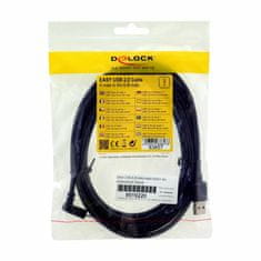 Delock kabel USB A-B mikro kotni EASY 3m obojestranski 83857