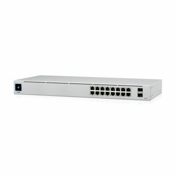 Ubiquiti stikalo 1G 16-port rack 2xSFP 8x PoE Unifi Gen2 USW-16-POE