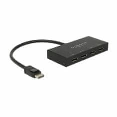 Delock množilnik DisplayPort 4x1 4K MST 87694