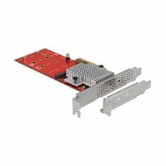 Delock kartica PCIe kontroler x8 2xM.2 NVMe + Low Profile 90305