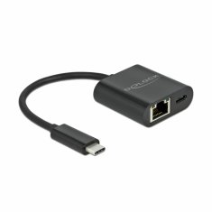 Delock pretvornik USB 3.2 TipC-Mrežni Giga+TipC 66644