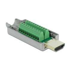 Delock adapter HDMI M / terminal block kovinsko ohišje 65201