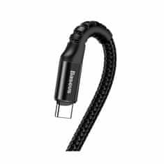 BASEUS kabel USB A-C 1m 2A spiralni črn CATSR-01