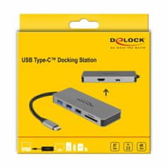 Delock priklopna postaja USB 3.1 TipC 4K 87743