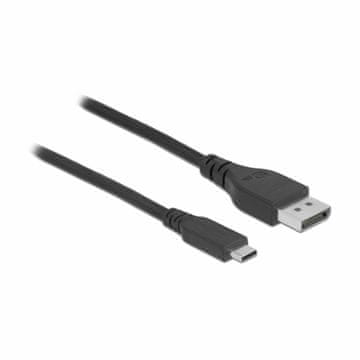 Delock kabel USB TipC - DisplayPort 1,5m 8K 60Hz obojesmerni 86040
