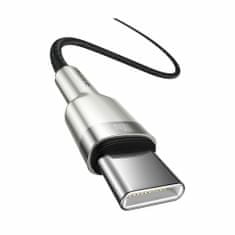BASEUS kabel USB C-C 2m 100W 20V 5A Cafule Metal pleten črn CATJK-D01