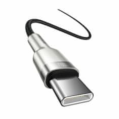 BASEUS kabel USB C-C 1m 100W 20V 5A Cafule Metal pleten črn CATJK-C01