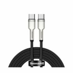 BASEUS kabel USB C-C 2m 100W 20V 5A Cafule Metal pleten črn CATJK-D01