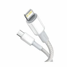 BASEUS kabel TipC/Lightning 2m 20W PD pleten bel CATLGD-A02