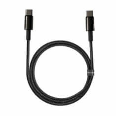 BASEUS kabel USB C-C 1m 100W 20V 5A črn Tungsten pleten CATWJ-01