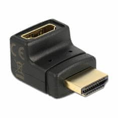 Delock adapter HDMI M - HDMI Ž 19-pin kotni 270° 65072