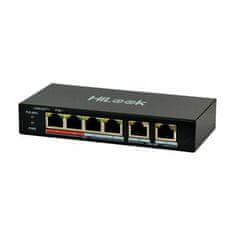 HiLook stikalo 100M 6-port 4x PoE mini kovinsko ohišje NS-0106P-35