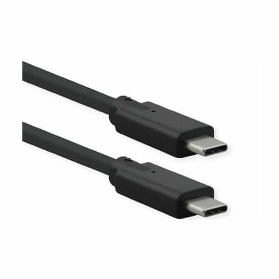Roline kabel USB 3.2 2x2 C-C PD 5A 1m črn