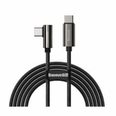 BASEUS kabel USB C-C 1m 100W 20V 5A kotni Legend pleten črn CATCS-01