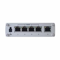 Teltonika stikalo Giga 5-port 4x PoE 120W DIN Mini kovinsko ohišje TSW100