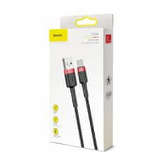 BASEUS kabel USB A-C 3m 2A Cafule rdeč+črn CATKLF-U91