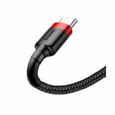 BASEUS kabel USB A-C 0,5m 3A Cafule rdeč/črn CATKLF-A91