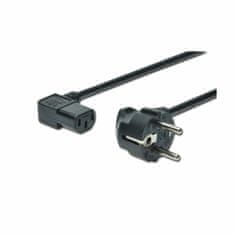 Digitus napajalni kabel 220V EURO 1,8m črn kotni AK-440102-018-S