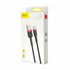 BASEUS kabel USB A-B mikro 3m 2A Cafule rdeč/črn CAMKLF-H91