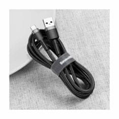 BASEUS kabel USB A-C 1m 3A Cafule siv/črn CATKLF-BG1