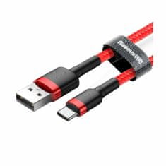 BASEUS kabel USB A-C 0,5m 3A Cafule rdeč CATKLF-A09