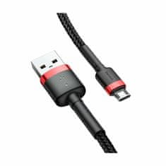 BASEUS kabel USB A-B mikro 1m 2.4A Cafule rdeč/črn CAMKLF-B91
