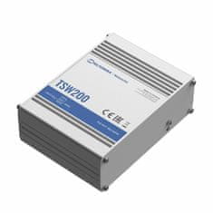 Teltonika stikalo Giga 8-port 8x PoE 2xSFP 240W DIN Mini TSW200