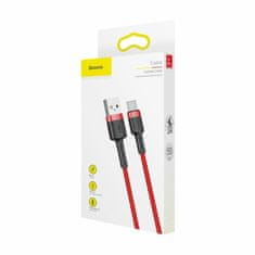 BASEUS kabel USB A-C 0,5m 3A Cafule rdeč CATKLF-A09