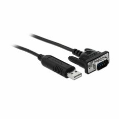 Delock pretvornik USB-Serial DB09 M FTDI 1.8m 66282