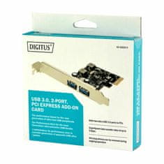 Digitus kartica PCIe USB 3.0 2xA + Low Profile DS-30220-5