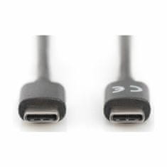 Digitus kabel USB C-C 3m 15W 5V3A črn